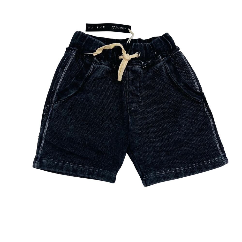 NWT Miki Miette 12M Rusty Board Shorts in Night Black